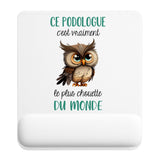 Tapis de souris ergonomique avec repose-poignet, accessoire bureau pour femme et homme, fête des pères, cadeau pas cher, idée cadeau fête des mères, secret santa, départ à la retraite, télétravail et gaming
