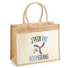 Sac Fête des Mères Mamie Famille Idée Cadeau anniversaire Noël Travail Boulot Métier Départ Retraite Collègue Femme cabas shopping plage Homme Papa Papi Pères Frère