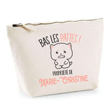 Trousse pochette de rangement maquillage Fête des Mères Mamie Famille Idée Cadeau anniversaire Noël Travail Boulot Métier Départ Retraite Collègue Femme