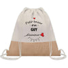 Sac Fête des Pères Papi Papa Cadeau anniversaire Noël Travail Boulot Métier Départ Retraite Collègue Homme cabas shopping plage