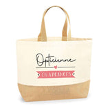Sac Jute Fête des Mères Fêtes des Pères Mamie Papi Famille Idée Cadeau anniversaire Noël Travail Boulot Métier Départ Retraite Collègue Femme Homme