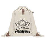 Sac à dos avec pochette Psychomotricien Ministère de la Magie
