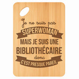 Planche bambou gravée personnalisée femme idée cadeau Fête des Mères apéro 30×20 prénom cuisine plateau fromage anniversaire noel maman mamie