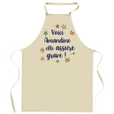 Cadeau Cuisinier cuisinière mère maman papa père mamie papi Vêtement Blouse de protection Barbecue Jardinage Tablier de Travail Tâches ménagères 