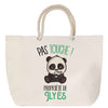 Sac Fête des Mères Mamie Famille Idée Cadeau anniversaire Noël Travail Boulot Métier Départ Retraite Collègue Femme cabas shopping plage