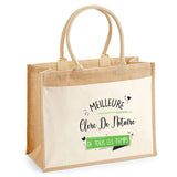 Sac Fête des Mères Mamie MAman Soeur Femme Famille Idée Cadeau anniversaire Noël Travail Boulot Métier Départ Retraite Collègue Femme cabas shopping plage
