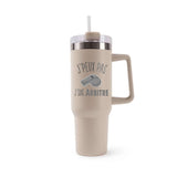 Mug isotherme Beige Arbitre J'peux pas