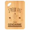Planche bambou gravée personnalisée femme homme idée cadeau Fête des Mères Fête des Pères apéro papa maman prénom cuisine plateau fromage