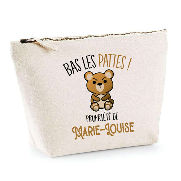 Trousse pochette de rangement maquillage Fête des Mères Mamie Famille Idée Cadeau anniversaire Noël Travail Boulot Métier Départ Retraite Collègue Femme