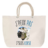 Sac Fête des Mères Mamie Famille Idée Cadeau anniversaire Noël Travail Boulot Métier Départ Retraite Collègue Femme cabas shopping plage