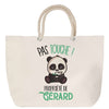 Sac Fête des Mères Mamie Famille Idée Cadeau anniversaire Noël Travail Boulot Métier Départ Retraite Collègue Femme cabas shopping plage