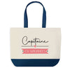 Sac de shopping bleu Capitaine en Vacances