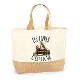Sac Jute Fête des Mères Fêtes des Pères Mamie Papi Famille Idée Cadeau anniversaire Noël Travail Boulot Métier Départ Retraite Collègue Femme Homme