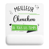 Tapis de souris ergonomique avec repose-poignet, accessoire bureau pour femme et homme, fête des pères, cadeau pas cher, idée cadeau fête des mères, secret santa, départ à la retraite, télétravail et gaming