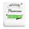 Tapis de souris ergonomique avec repose-poignet, accessoire bureau pour femme et homme, fête des pères, cadeau pas cher, idée cadeau fête des mères, secret santa, départ à la retraite, télétravail et gaming