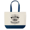 Sac de shopping bleu Millésime 1934