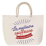 Sac Fête des Mères Mamie Famille Idée Cadeau anniversaire Noël Travail Boulot Métier Départ Retraite Collègue Femme cabas shopping plage