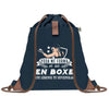 sac a dos bleu coton recycle avec pochette idee cadeau originale pour collegue ami prof ou membre de la famille cadeau mixte noel anniversaire secret santa ou depart au travail sac leger pratique et ecologique design breton moderne