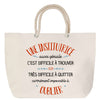 Sac Fête des Mères Mamie Famille Idée Cadeau anniversaire Noël Travail Boulot Métier Départ Retraite Collègue Femme cabas shopping plage
