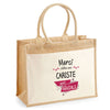 Sac Fête des Mères Mamie MAman Soeur Femme Famille Idée Cadeau anniversaire Noël Travail Boulot Métier Départ Retraite Collègue Femme cabas shopping plage