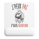 Tapis de souris ergonomique avec repose-poignet, accessoire bureau pour femme et homme, fête des pères, cadeau pas cher, idée cadeau fête des mères, secret santa, départ à la retraite, télétravail et gaming