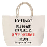 Sac Fête des Mères Mamie Famille Idée Cadeau anniversaire Noël Travail Boulot Métier Départ Retraite Collègue Femme cabas shopping plage