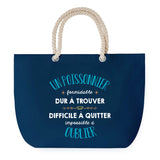 Sac de plage Bleu anse corde Un Poissonnier Formidable Homme
