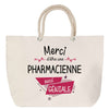 Sac Fête des Mères Mamie Famille Idée Cadeau anniversaire Noël Travail Boulot Métier Départ Retraite Collègue Femme cabas shopping plage