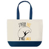 Sac de shopping bleu J'peux pas GRS