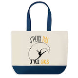 Sac de shopping bleu J'peux pas GRS
