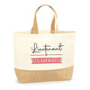 Sac Jute Fête des Mères Fêtes des Pères Mamie Papi Famille Idée Cadeau anniversaire Noël Travail Boulot Métier Départ Retraite Collègue Femme Homme