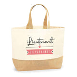 Sac Jute Fête des Mères Fêtes des Pères Mamie Papi Famille Idée Cadeau anniversaire Noël Travail Boulot Métier Départ Retraite Collègue Femme Homme