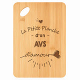 Planche bambou gravée personnalisée homme idée cadeau Fête des Pères apéro 30×20 prénom cuisine plateau fromage anniversaire noel papa papi 