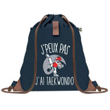 sac a dos bleu coton recycle avec pochette idee cadeau originale pour collegue ami prof ou membre de la famille cadeau mixte noel anniversaire secret santa ou depart au travail sac leger pratique et ecologique design breton moderne