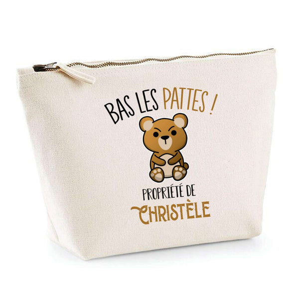 Trousse pochette de rangement maquillage Fête des Mères Mamie Famille Idée Cadeau anniversaire Noël Travail Boulot Métier Départ Retraite Collègue Femme