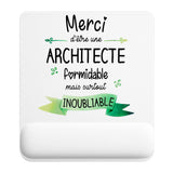 Tapis de souris ergonomique avec repose-poignet, accessoire bureau pour femme et homme, fête des pères, cadeau pas cher, idée cadeau fête des mères, secret santa, départ à la retraite, télétravail et gaming