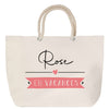 Sac Fête des Mères Mamie Famille Idée Cadeau anniversaire Noël Travail Boulot Métier Départ Retraite Collègue Femme cabas shopping plage