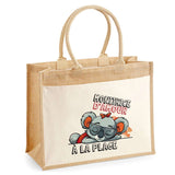 Sac Fête des Mères Mamie MAman Soeur Femme Famille Idée Cadeau anniversaire Noël Travail Boulot Métier Départ Retraite Collègue Femme cabas shopping plage