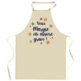 Cadeau Cuisinier cuisinière mère maman papa père mamie papi Vêtement Blouse de protection Barbecue Jardinage Tablier de Travail Tâches ménagères 