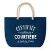 Sac de plage Bleu anse corde Certifiée meilleure Courtière