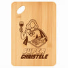 Planche bambou gravée personnalisée femme idée cadeau Fête des Mères apéro 30×20 prénom cuisine plateau fromage anniversaire noel maman mamie