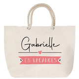 Sac Fête des Mères Mamie Famille Idée Cadeau anniversaire Noël Travail Boulot Métier Départ Retraite Collègue Femme cabas shopping plage