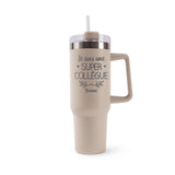 Mug isotherme Beige Yvonne Une Super Collègue