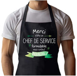 Cadeau Cuisinier cuisinière mère maman papa père mamie papi Vêtement Blouse de protection Barbecue Jardinage Tablier de Travail Tâches ménagères 