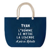 Sac de plage Bleu anse corde Yvan Retraite