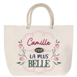 Sac Fête des Mères Mamie Famille Idée Cadeau anniversaire Noël Travail Boulot Métier Départ Retraite Collègue Femme cabas shopping plage