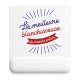 Tapis de souris ergonomique avec repose-poignet, accessoire bureau pour femme et homme, fête des pères, cadeau pas cher, idée cadeau fête des mères, secret santa, départ à la retraite, télétravail et gaming