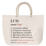 Sac Fête des Mères Mamie Famille Idée Cadeau anniversaire Noël Travail Boulot Métier Départ Retraite Collègue Femme cabas shopping plage