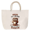 Sac Fête des Mères Mamie Famille Idée Cadeau anniversaire Noël Travail Boulot Métier Départ Retraite Collègue Femme cabas shopping plage
