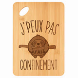 Planche bambou gravée personnalisée femme homme idée cadeau Fête des Mères Fête des Pères apéro papa maman prénom cuisine plateau fromage